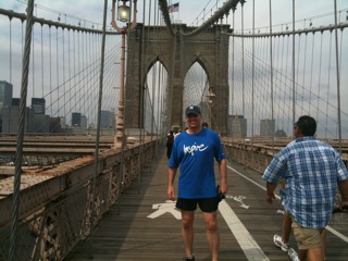 Matt on Brooklyn Bridge