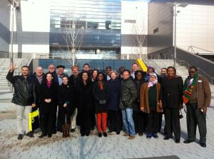Delegation from the Commonwealth Study Conference that visited Glasgow