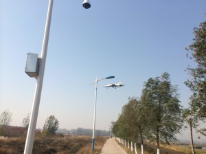 Fighters conducting landing drills